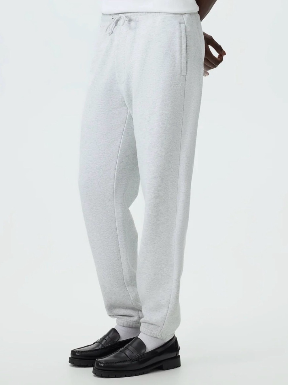 Kith, Cotton Light Gray Relaxed Sweatpants, sz XS